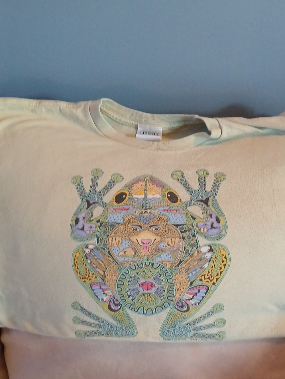 liberty Mint Pastel Frog Mandala Graphic Tee